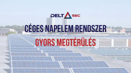 Napelem rendszer cégeknek